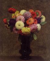 Fantin-Latour, Henri - Dahlias